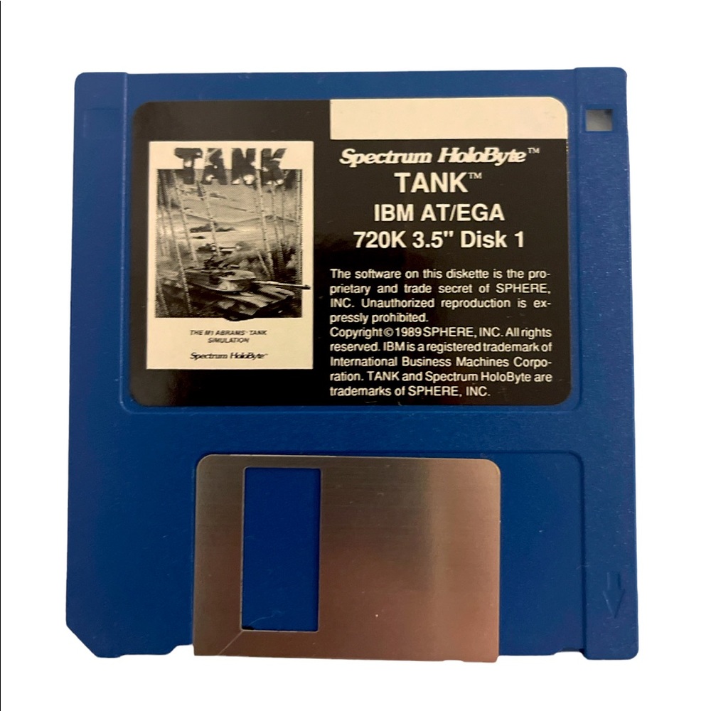 Tank Floppy Disk Game